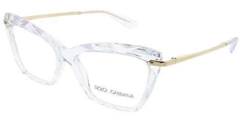 dolce and gabbana clear eyewear.